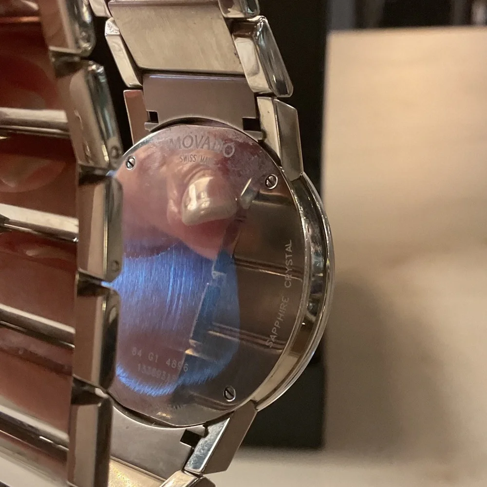 Movado Silver Tone Men's Watch